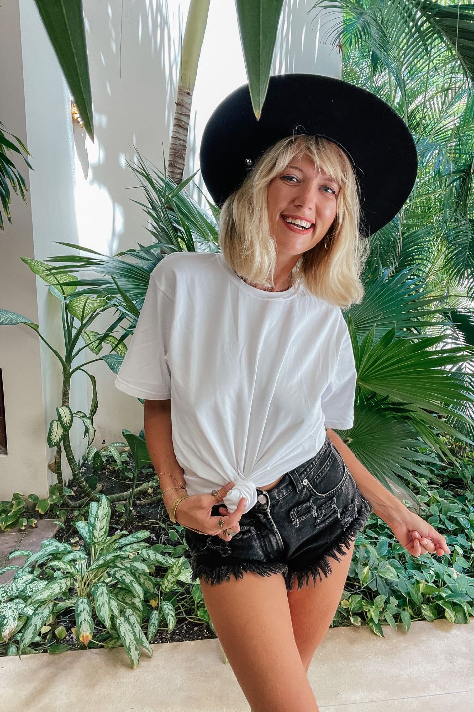Organic White Woman Oversize T-shirt