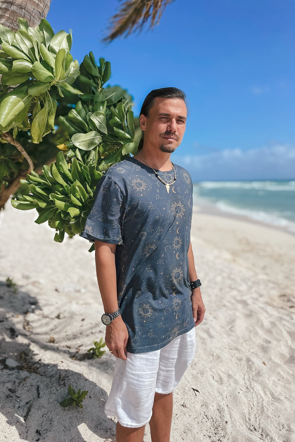 Embrace The Mystery Dark Oversize T-shirt for Him