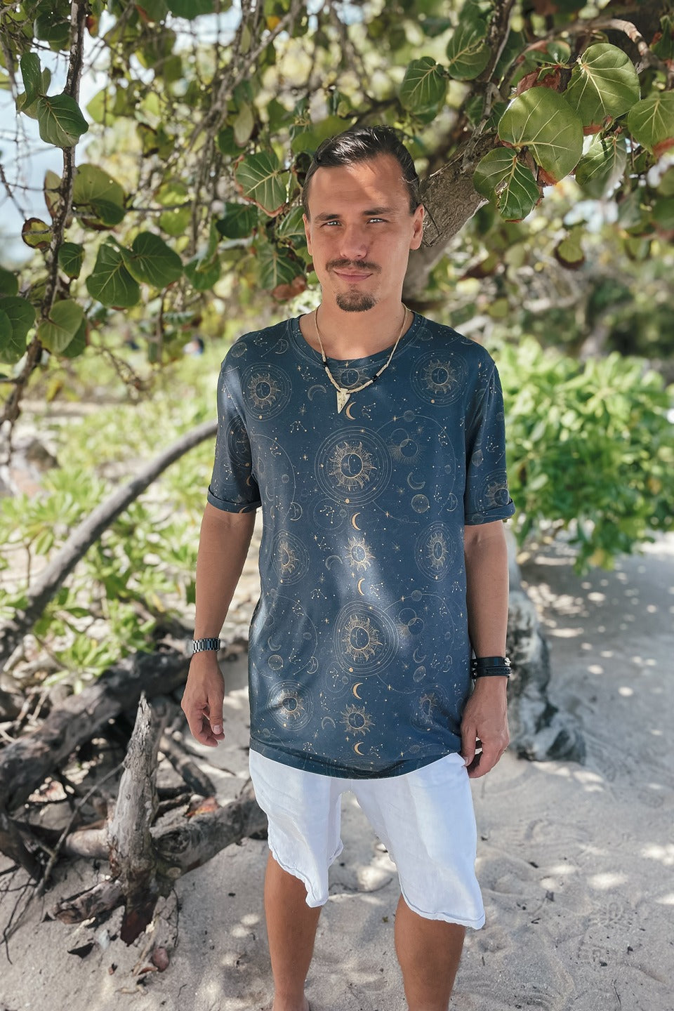 Embrace The Mystery Dark Oversize T-shirt for Him