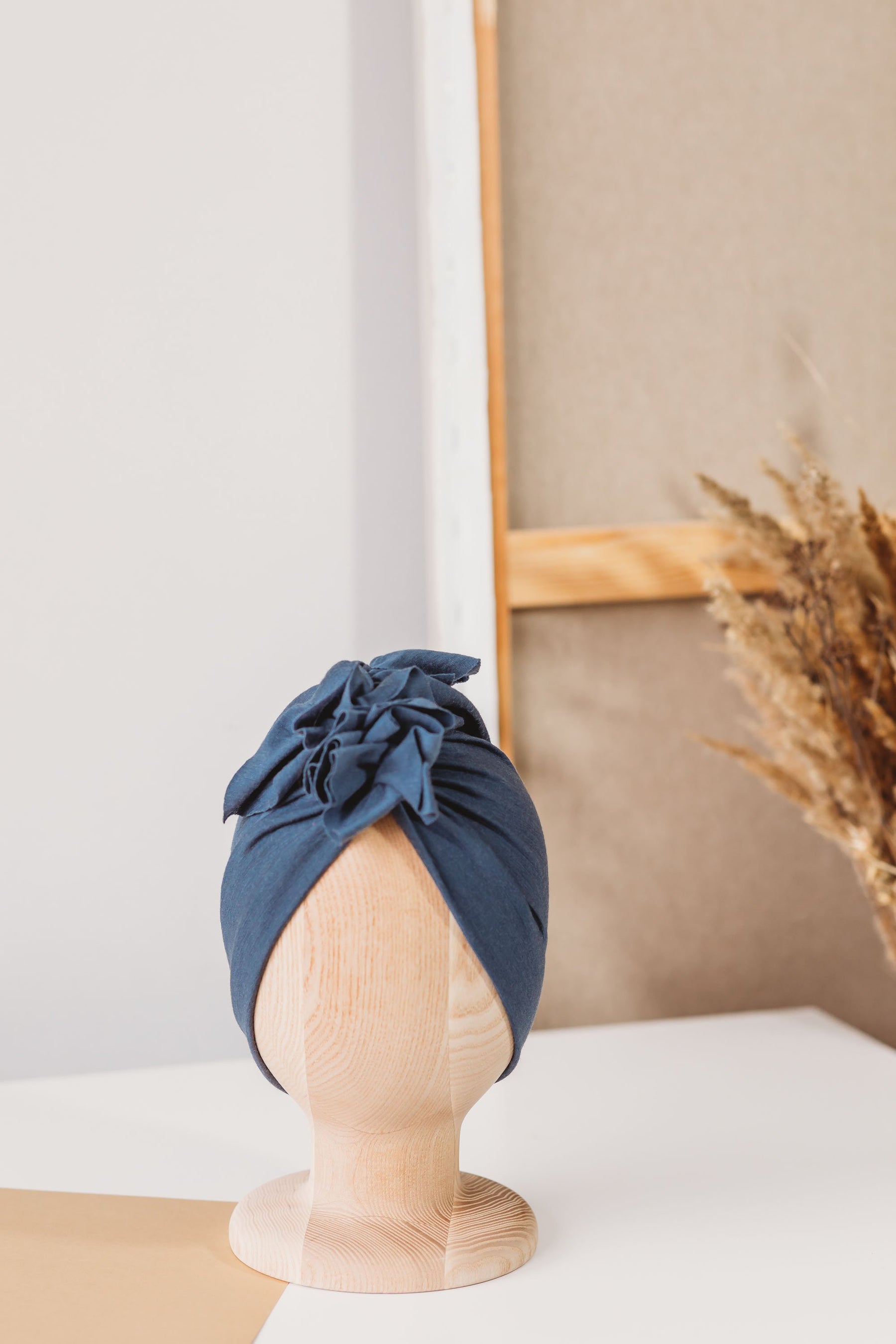 Turban Merino Denim