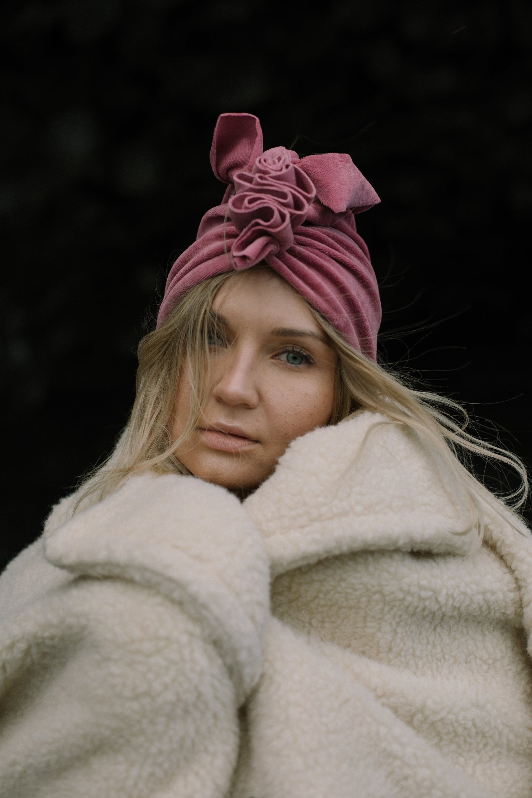 Turban No.1 Velvet Dusty Pink