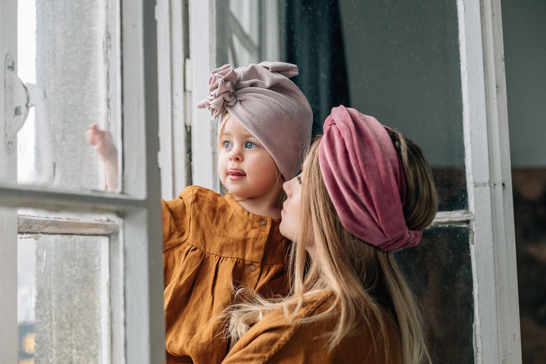 Turban No.1 Velvet Old Pink