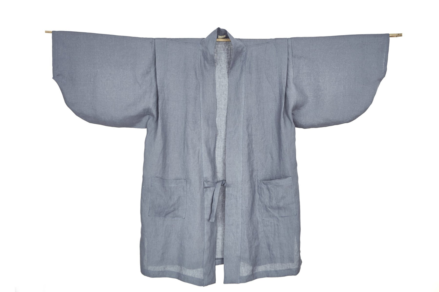 Haori Kimono For Him Linen Blue