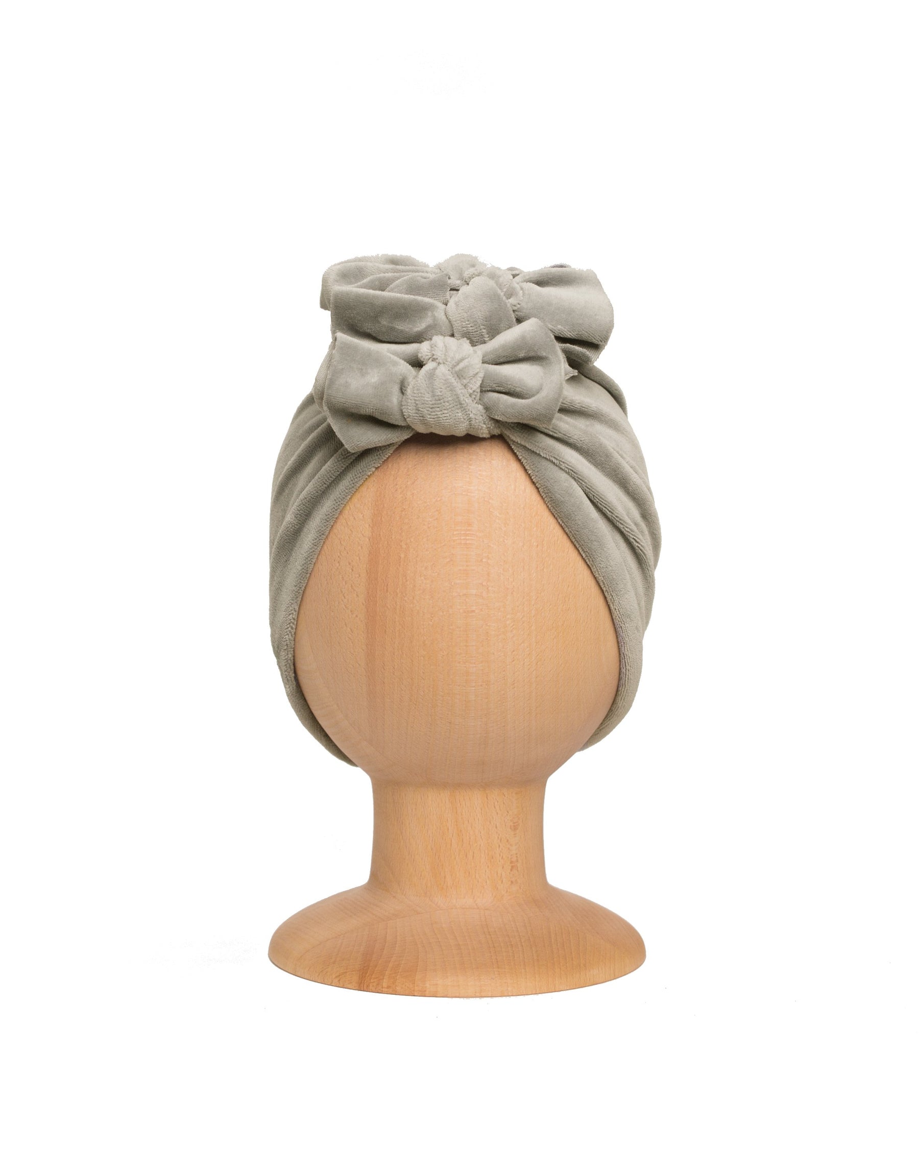 Turban No.3 Velvet Organic Grey