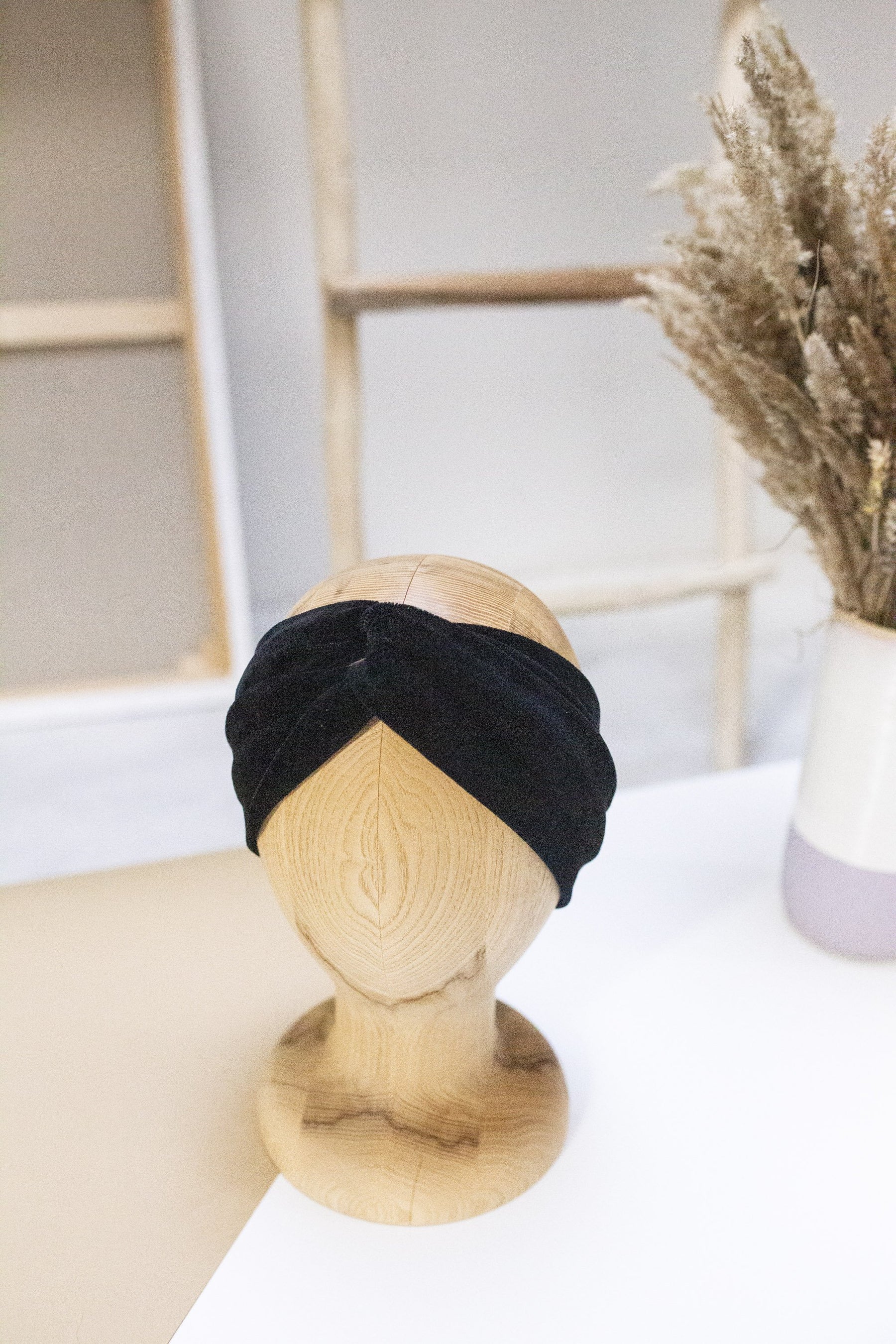 Turband Velvet Black Diamond