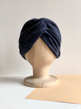 Turband Maxi Velvet Navy Blue