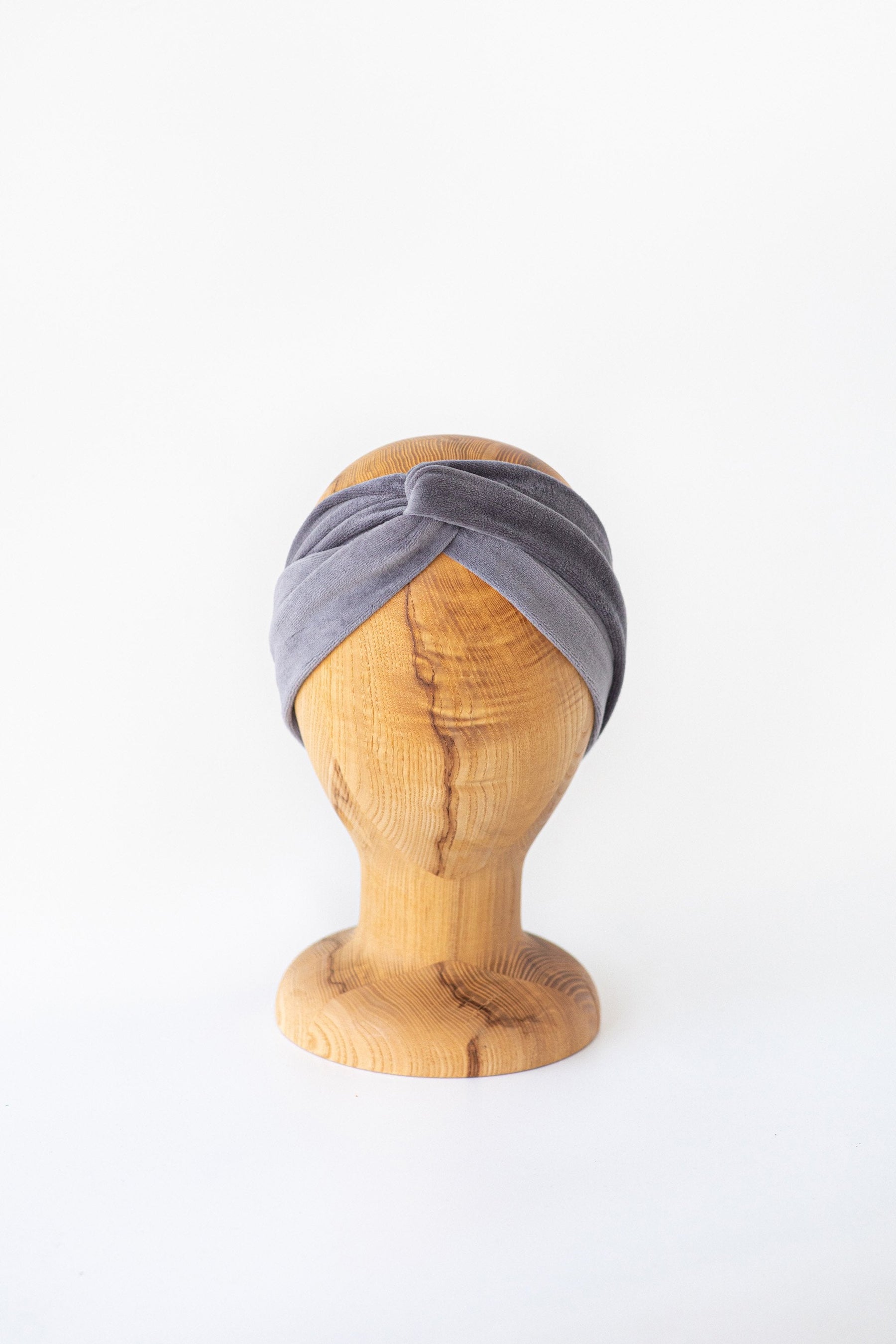 Turband Velvet Silver Grey