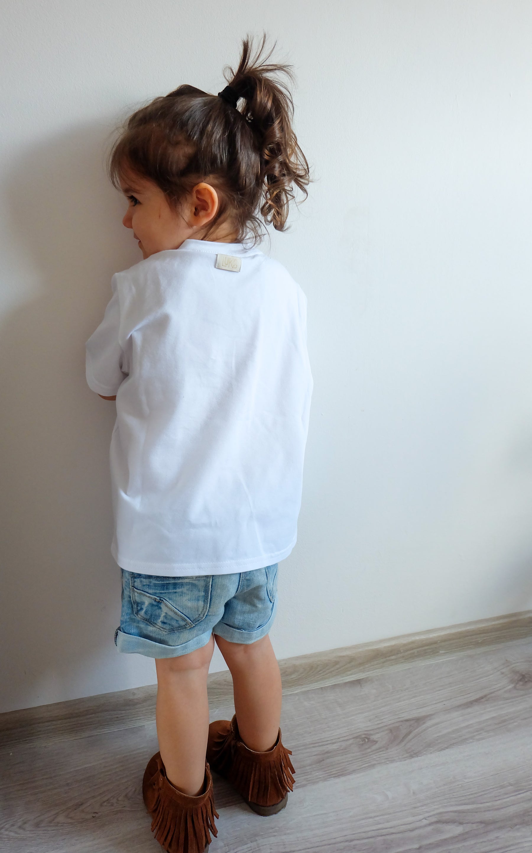 White Kids Oversize T-shirt