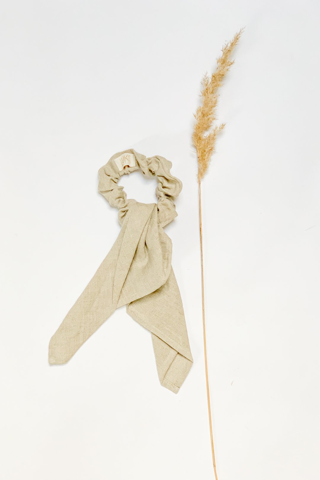 Frotka Midi z szarfą Linen Natural