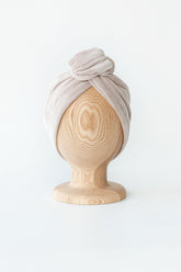 Twistband Velvet Warm Beige