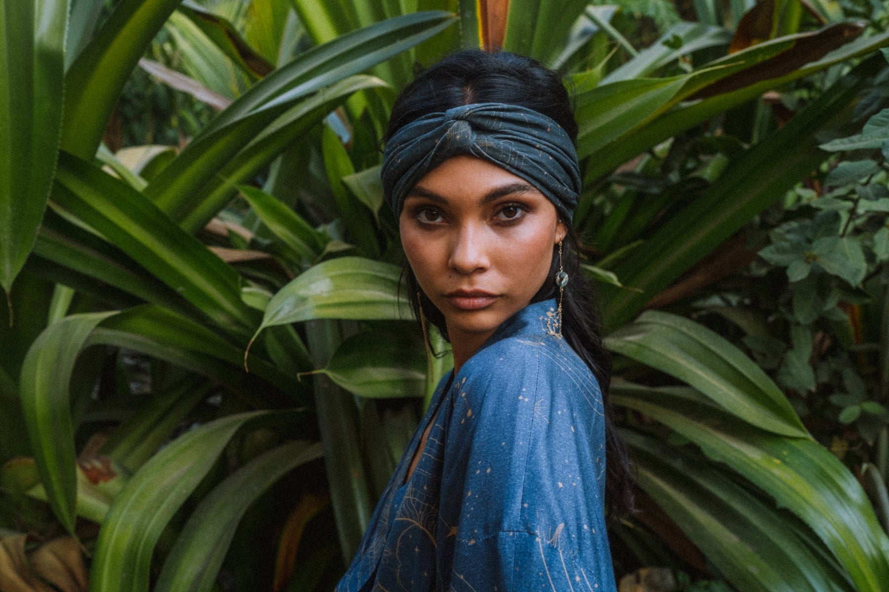 Embrace The Mystery Dark Turband Maxi