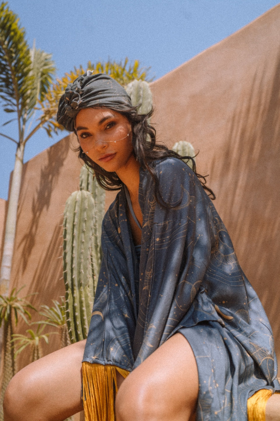 Embrace The Mystery Dark Turban No.3