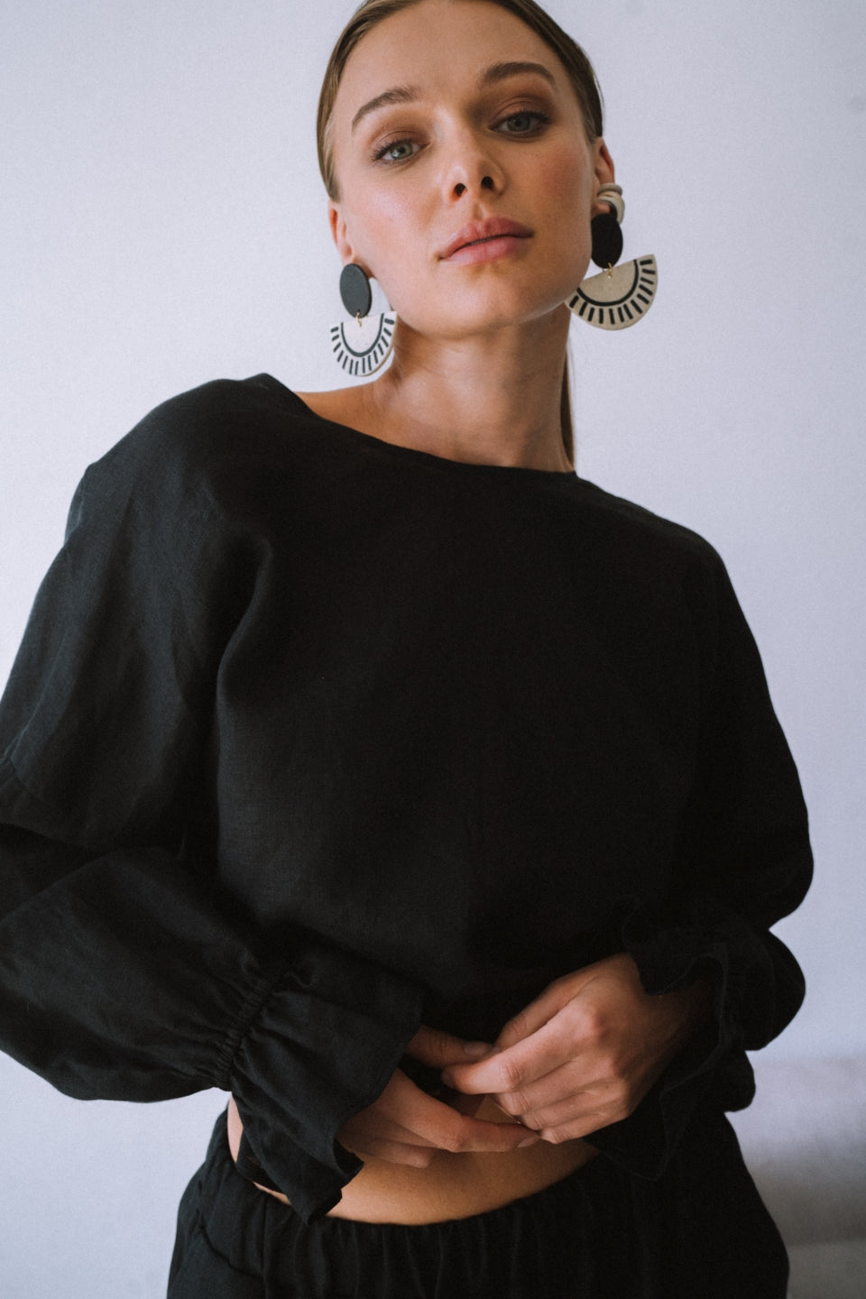 Long Mariposa Linen Shirt