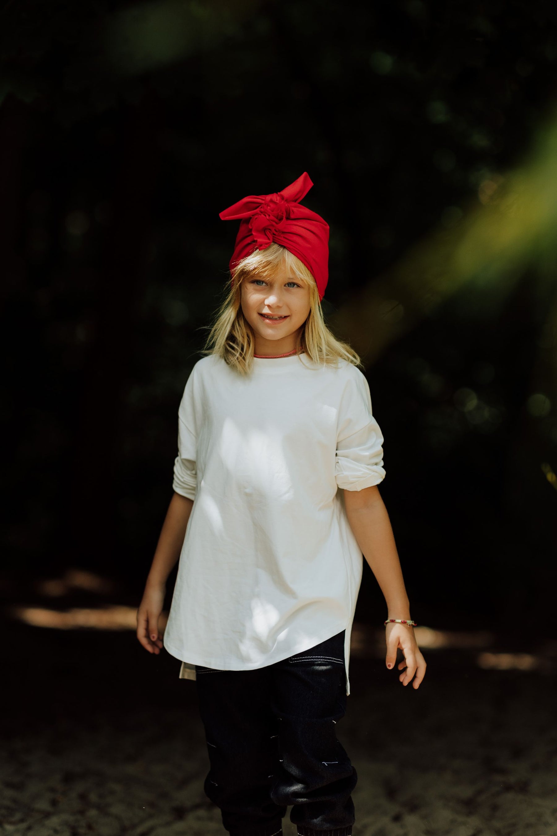 Organic Red Turban No.1