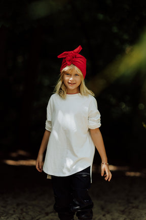 Organic Red Turban No.1