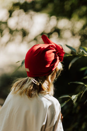 Organic Red Turban No.1