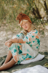 Velvet Golden Ochre Turban No.1