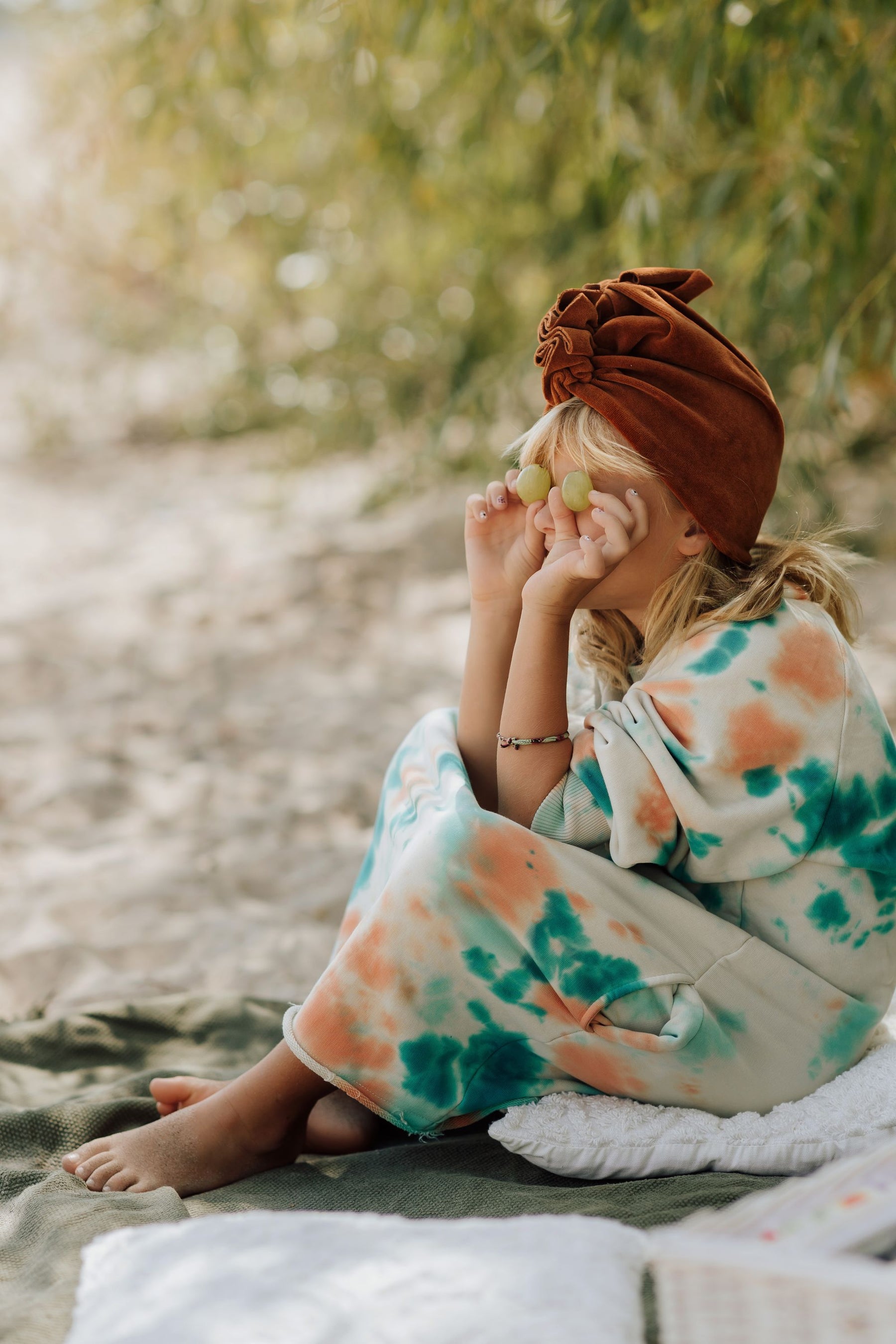 Velvet Golden Ochre Turban No.1 SALE