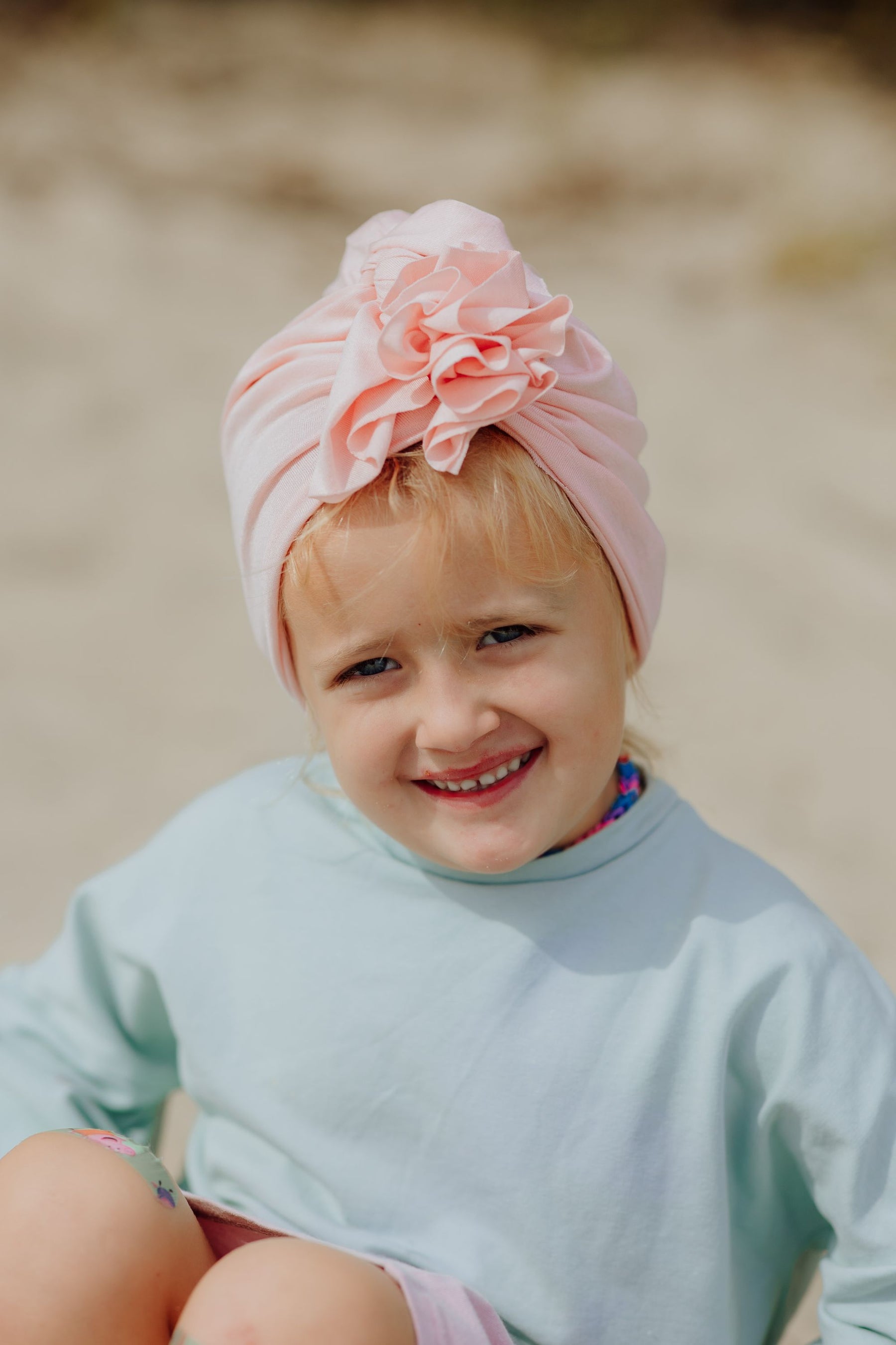 Bamboo Light Pink Turban No.1