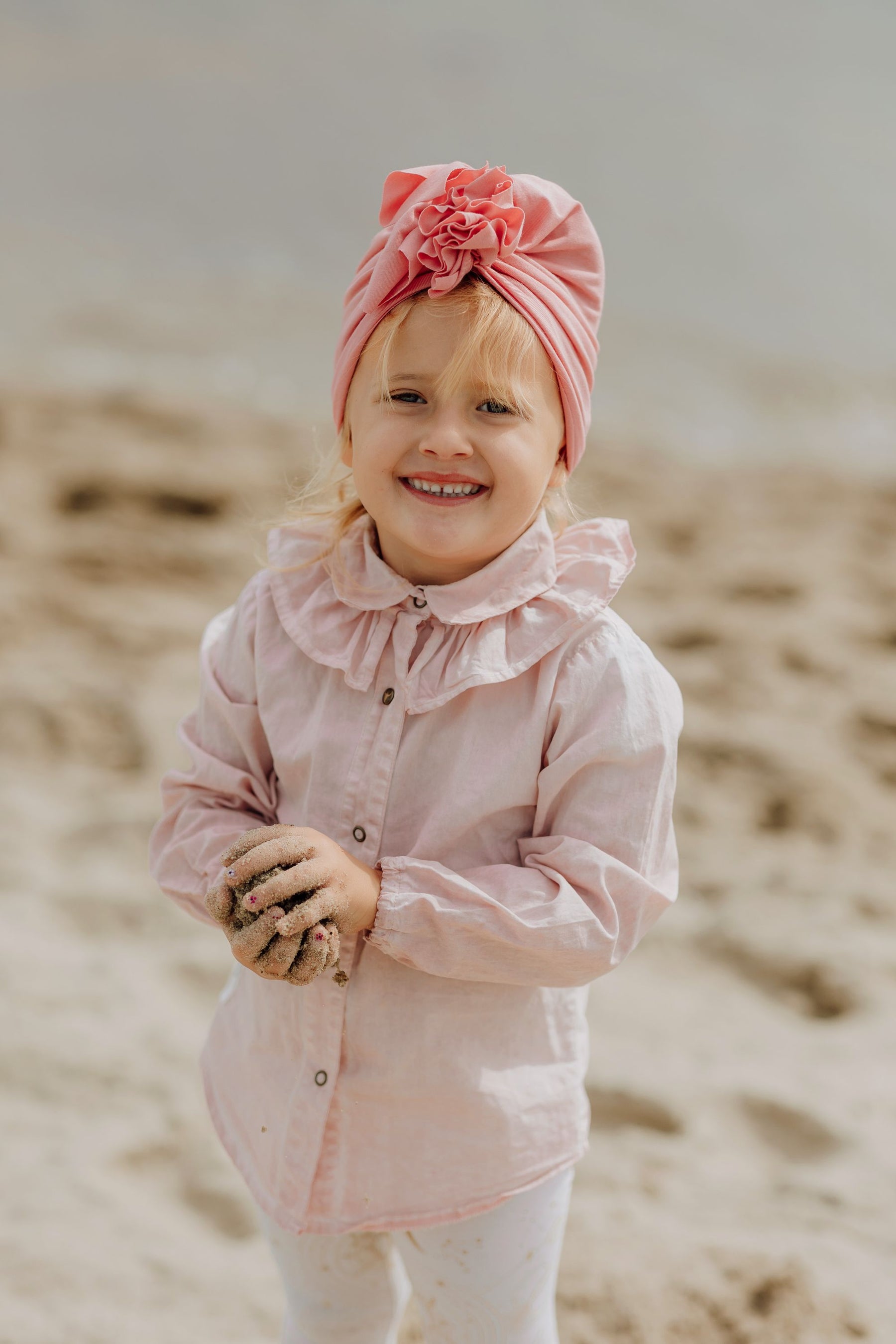 Bamboo Light Peach Turban No.1