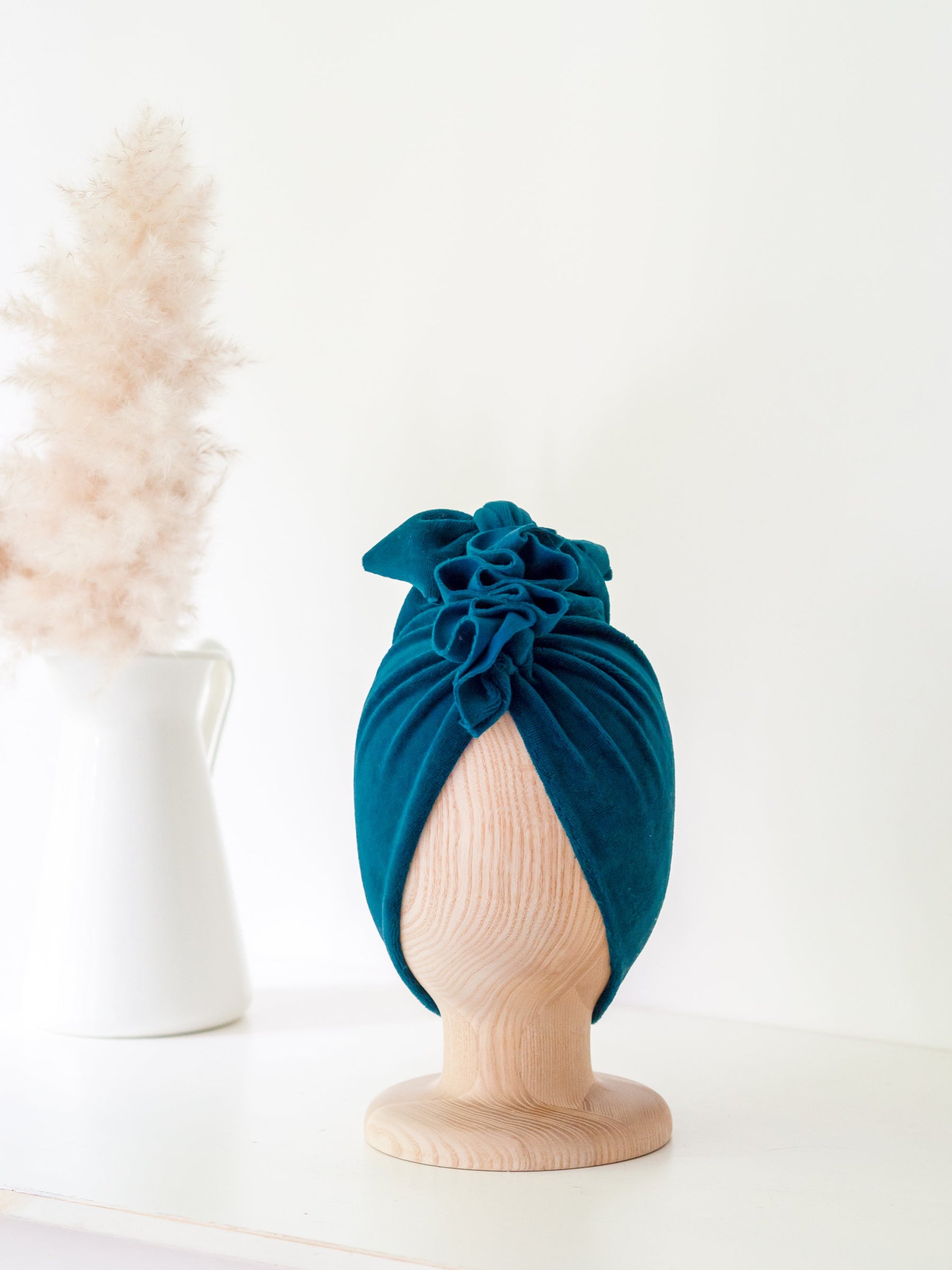 Turban No.1 Velvet Aqua