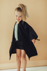 Yukata Kimono Linen Black