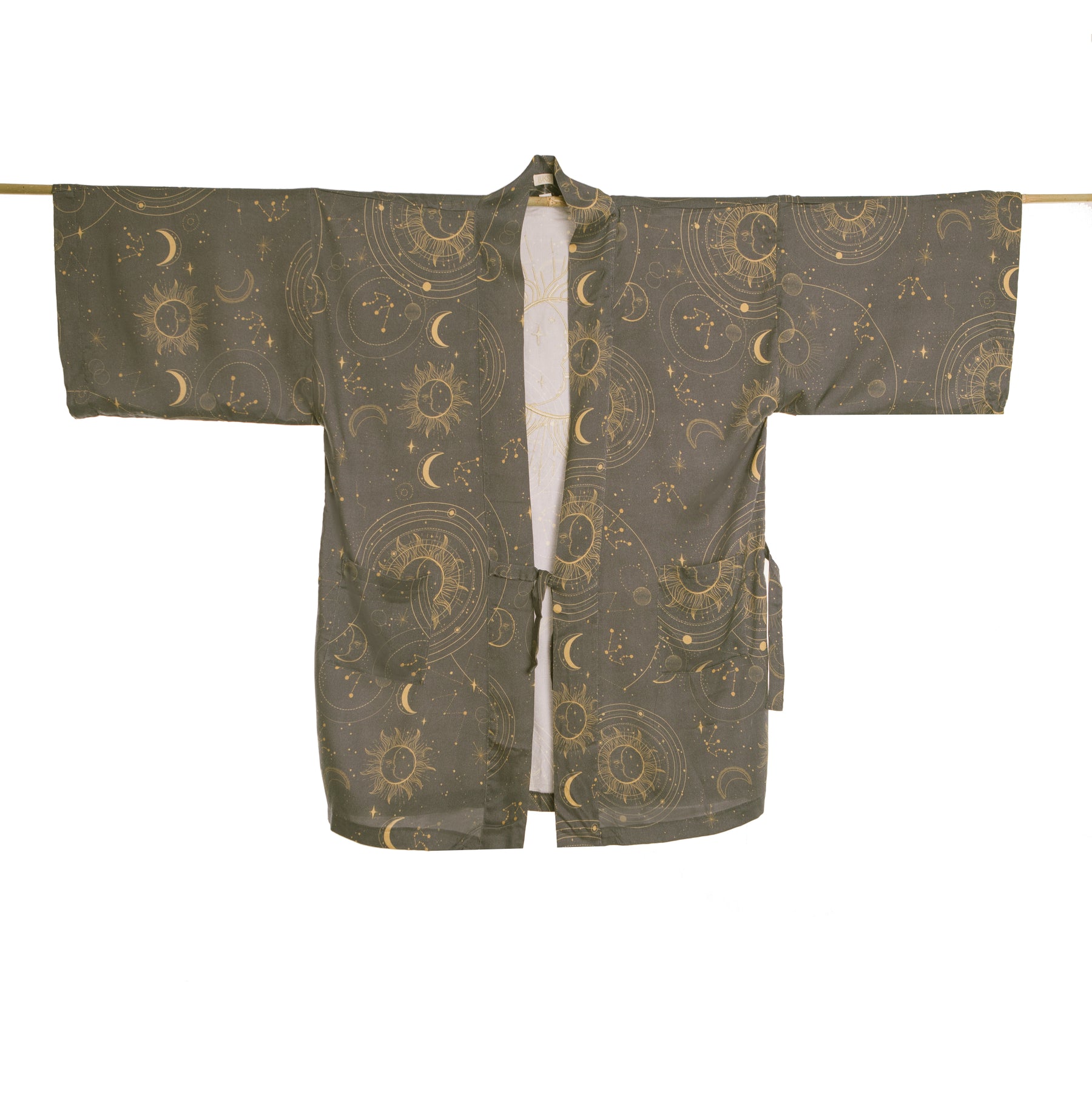 Embrace The Mystery Dark Kinagashi Kimono For Him