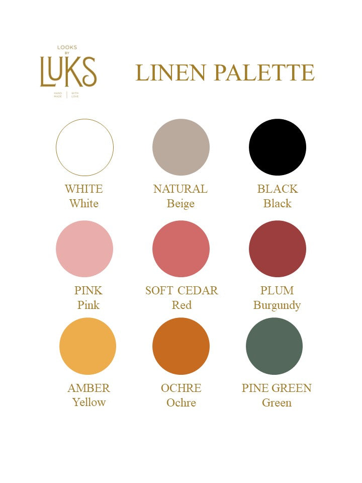 Linen Long Pajamas - Choose Your Color