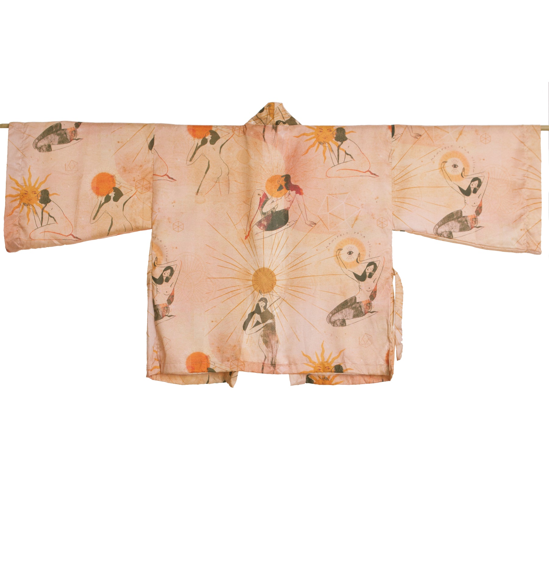Manifest Your Vision Furisode Short Kimono